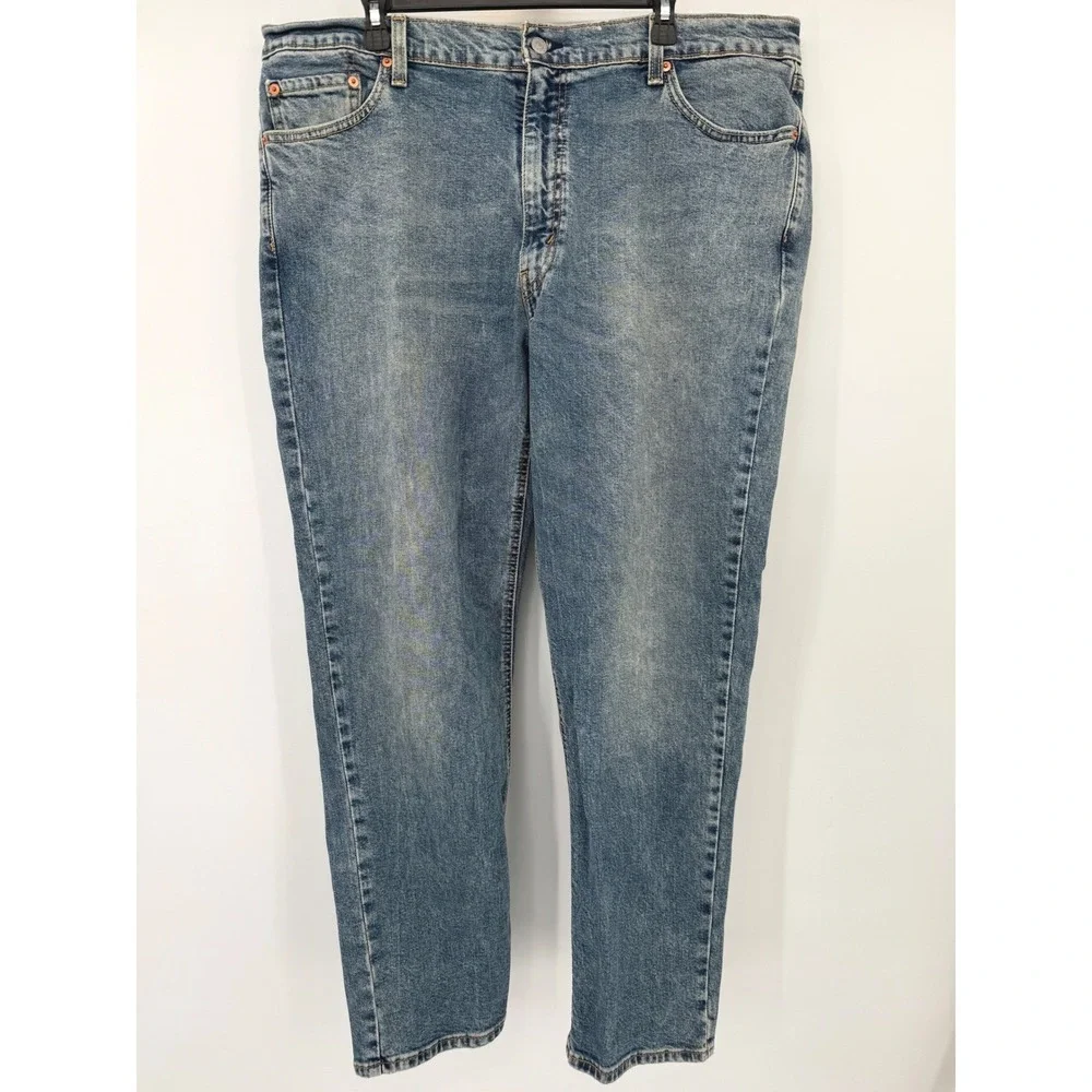Levi's Jeans Mens 42x32 Blue 541 Athletic Taper Medium Wash Stretch Denim